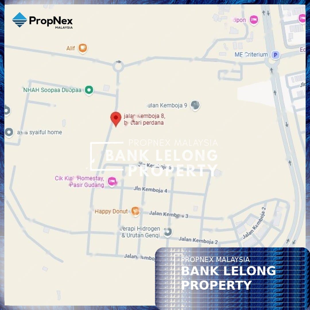 No. 42, Jalan Kemboja 8, Bandar Bistari Perdana, 81700 Pasir Gudang, Johor
